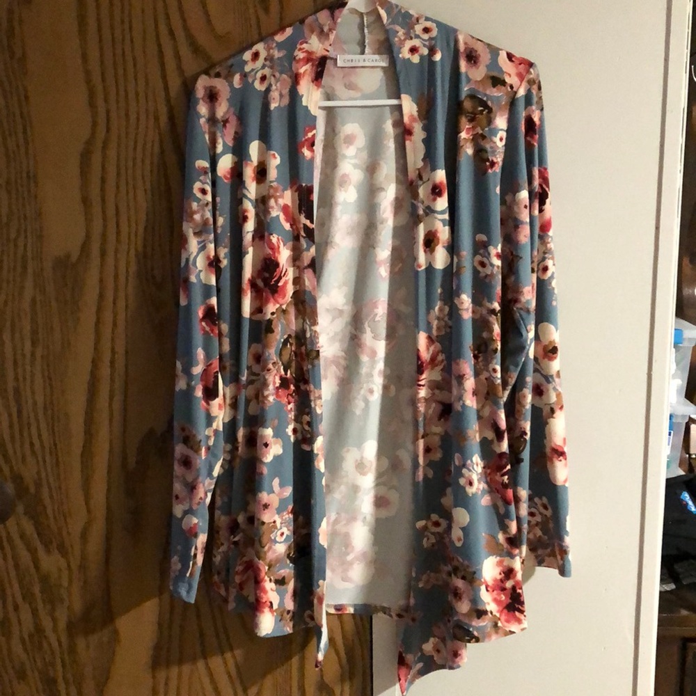 Floral sweater!